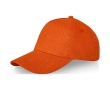 Cotton cap with buckle, 260 g/m² colour orange