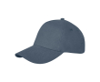 Cotton cap with buckle, 260 g/m² colour cyan blue