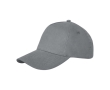 Cotton cap with buckle, 260 g/m² colour grey