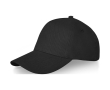 Cotton cap with buckle, 260 g/m² colour black