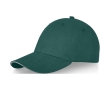 6-panel cotton cap, 260 g/m² with buckle colour dark green
