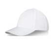 Cotton cap with mesh, 260 g/m² colour white