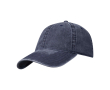 Casual washed-effect cap, recycled cotton, 245 g/m2 colour navy-blue