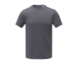 T-shirt with embroidered logo, polyester, 105 g/m², Elevate Essentials colour taupe grey