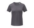 Technical mesh t-shirt for women, polyester 105 g/m², Elevate Essentials colour taupe grey