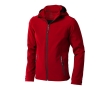 Waterproof polyester softshell jacket 300 g/m², Elevate Life colour red