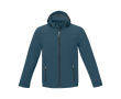 Waterproof polyester softshell jacket 300 g/m², Elevate Life colour cyan blue