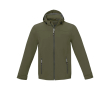 Waterproof polyester softshell jacket 300 g/m², Elevate Life colour olive green