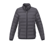Women’s down jacket in polyester, 164 g/m², Elevate Life colour dark grey