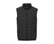 Men’s down gilet in polyester, 164 g/m², Elevate Life colour black