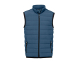 Men’s down gilet in polyester, 164 g/m², Elevate Life  colour cyan blue