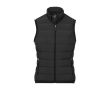 Women’s down vest in polyester, 164 g/m², Elevate Life colour black