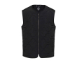 Unisex recycled nylon gilet, textured, 110 g/m2, Elevate NXT  colour black
