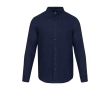 Men’s long-sleeve Oxford shirt with button-down collar Elevate colour navy-blue