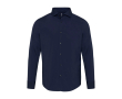 Men’s poplin long-sleeve shirt with regular fit 133 g/m² Elevate colour navy-blue
