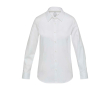Women’s long-sleeve cotton twill shirt 185 g/m2 Elevate colour white