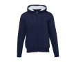 Unisex recycled cotton and polyester hoodie with sherpa lining Elevate colour navy-blue