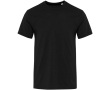 Unisex short-sleeved organic cotton T-shirt 160 g/m2 Elevate colour black