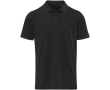 Men's short-sleeve pre-washed piqué polo 200 g/m² Elevate colour black