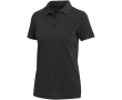 Women’s short-sleeve pre-washed and pre-shrunk piqué polo 200 g/m2 Elevate colour black