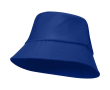 Lightweight polyester hat with sun protection 130 g/m² colour blue