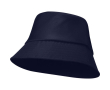 Lightweight polyester hat with sun protection 130 g/m² colour navy-blue