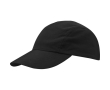 Waterproof nylon cap with sun protection 105 g/m2 colour black