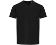 Unisex short-sleeve V-neck organic cotton T-shirt 200 g/m2 Elevate colour black