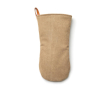 Cotton oven mitt for left- and right-handed use colour light brown