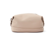 Quality toiletry bag with minimalist water-repellent design colour beige