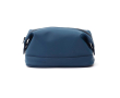 Quality toiletry bag with minimalist water-repellent design colour blue