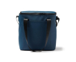 Water-resistant synthetic leather cooler bag colour blue