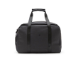 Water-resistant synthetic leather padel bag colour black