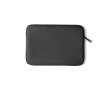 Water-repellent laptop sleeve with elegant design, 15\" colour black