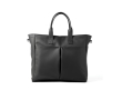 Quality tote bag with handles and laptop strap colour black