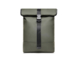 Bike backpack or handbag in vegan leather colour dark green
