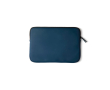 Water-repellent PU laptop sleeve, 14\" colour blue