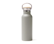 Durable, branded stainless steel bottle, 500 ml colour grey