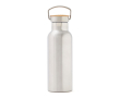 Durable, branded stainless steel bottle, 500 ml colour silver