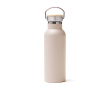 Durable, branded stainless steel bottle, 500 ml colour beige