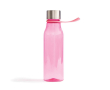 Tritan sports bottle with hanging loop, 600 ml colour pink