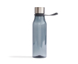 Tritan sports bottle with hanging loop, 600 ml colour grey