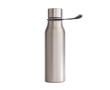 Stainless steel bottle with coloured strap, 550 ml colour black