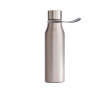 Stainless steel bottle with coloured strap, 550 ml colour grey