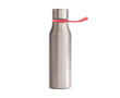 Stainless steel bottle with coloured strap, 550 ml colour red