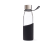 Borosilicate glass bottle with sleeve, 550 ml colour black