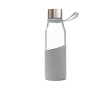 Borosilicate glass bottle with sleeve, 550 ml colour grey