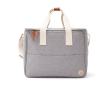 Spacious recycled cooler basket with shoulder strap colour grey