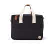 Spacious recycled cooler basket with shoulder strap colour black