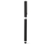 Rollerball and stylus made of metal, Rockwell colour black